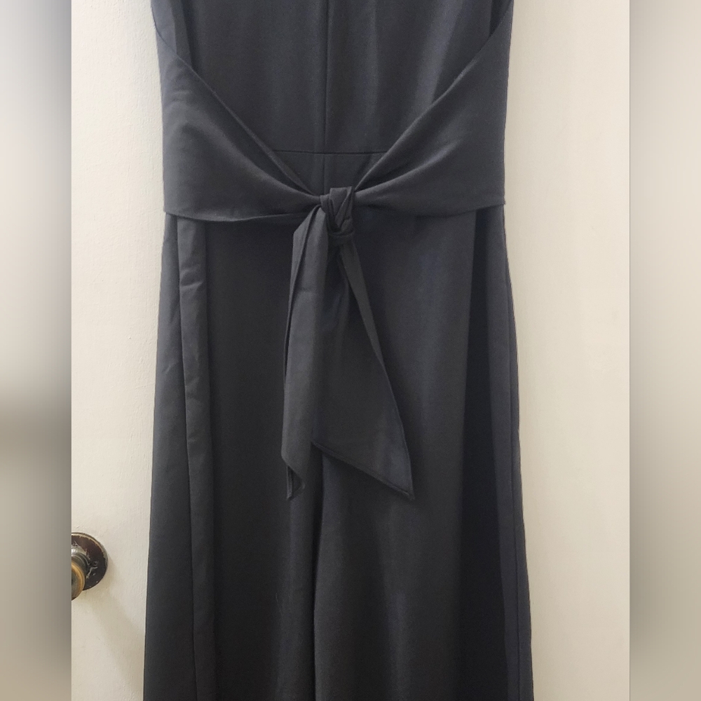 Tibi Elegant Black Sleeveless Jumpsuit, Size 4, Cotton. - Picture 6 of 10